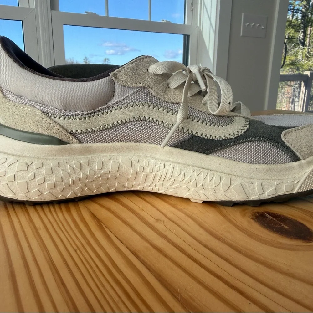 Vans Beige, Gray & Cream Low-Top Sneakers